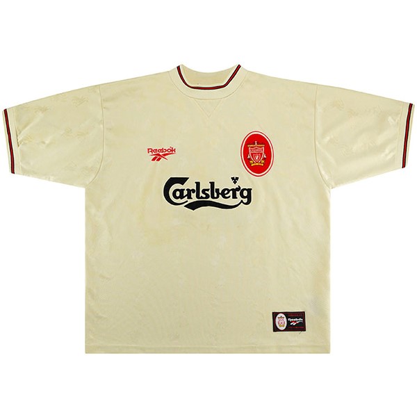 Authentic Camiseta Liverpool 2ª Retro 1996 1997 Blanco